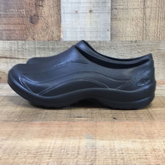 Scrub Zone Loafers Unisex Womens 9 Mens 7 Energize Black Work Shoes - Picture 4 of 12